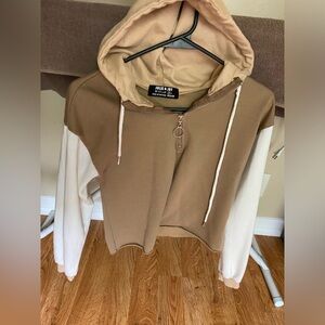 Crop Multi Color Hoodie